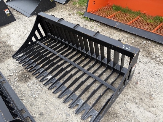 New Pabreak 64in Skid Steer Skeleton Bucket