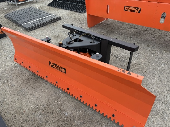 New Pabreak 84in Skid Steer Hyd Dozer Blade