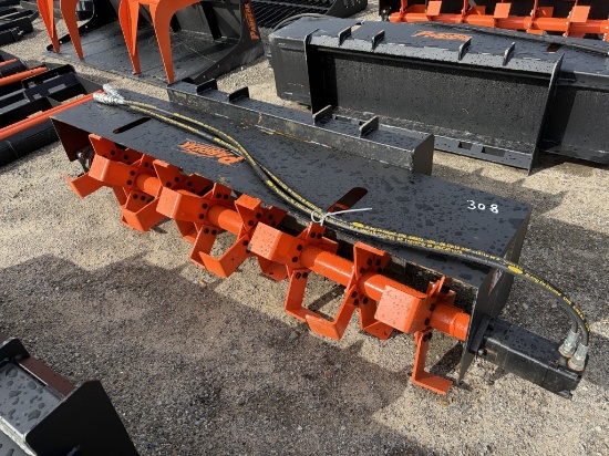 New Pabreak 72in Skid Steer Hyd Rotary Tiller