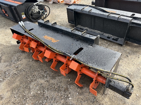 New Pabreak 72in Skid Steer Hyd Rotary Tiller