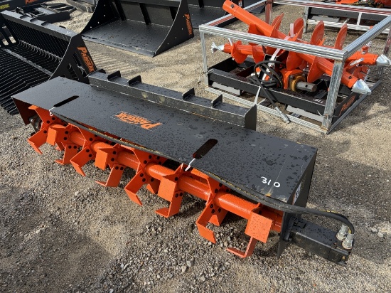 New Pabreak 72in Skid Steer Hyd Rotary Tiller