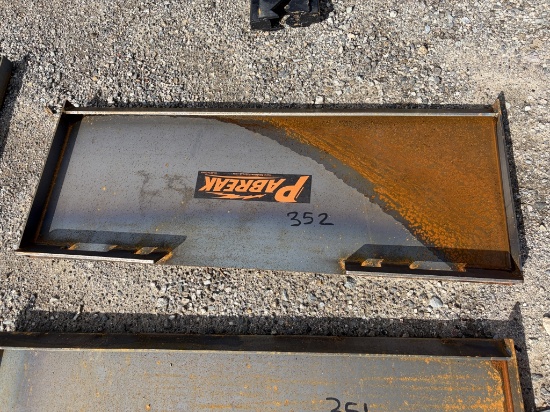 New Pabreak Skid Steer Mounting Plate