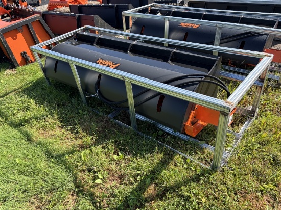 New Pabreak 72in Skid Steer Hyd Rotary Tiller