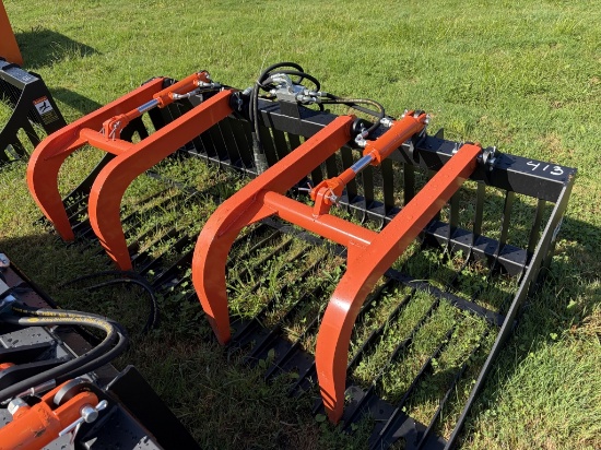 New Pabreak 80in Skid Steer Skeleton Rock Grapple