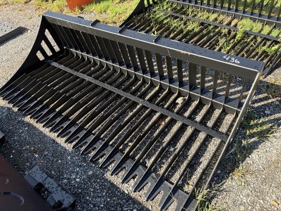 New Pabreak 79in Skid Steer Skeleton Bucket