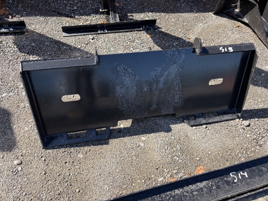 New KC Skid Steer Hitch Plate