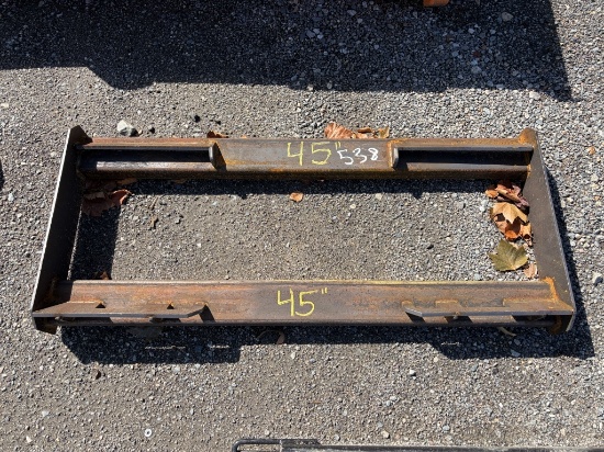 New KC 45in Skid Steer Mounting Frame