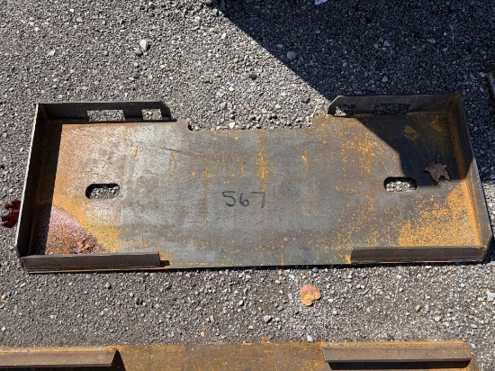 New KC Skid Steer Mounting Plate