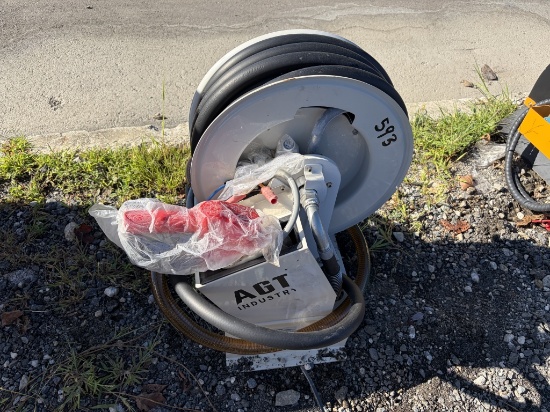 New TMG 12V Diesel Pump W/ Hose Reel