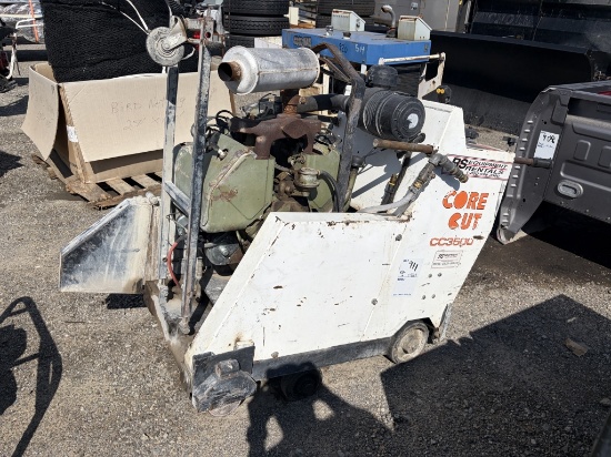 Core Cut 3500 Walk Behind Concrete Saw