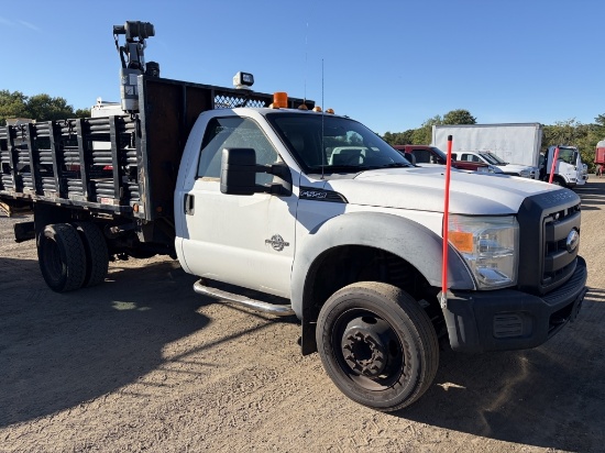 2012 Ford F550 Stake Body W/ Crane