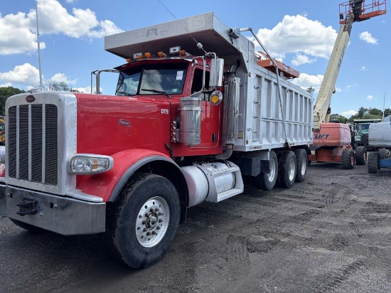 2011 Peterbilt 388 Tri-axle Dump Truck