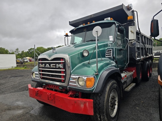 2003 Mack Granite CV713 Tri-axle Dump Truck