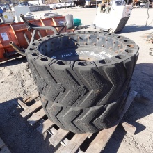 Pair Of Airboss Solid Tires
