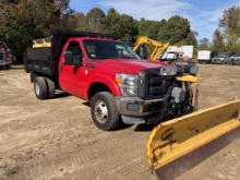 2014 Ford F350 Xl Dump Truck W/ Plow And Sander