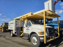 2011 Ford F750 Bucket/ Chip Truck