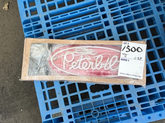 New Peterbilt Neon Sign