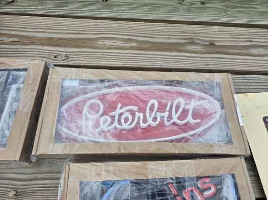 New Peterbilt Neon Sign