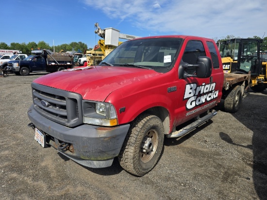 2002 Ford F350 Flatbed Truck