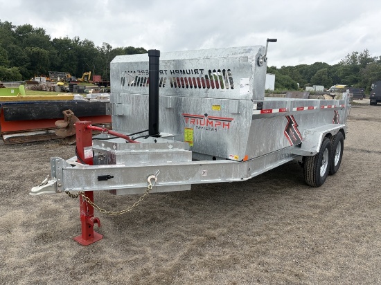 2026 Triumph Gd7-ta8214-70 Galvanized Dump Trailer