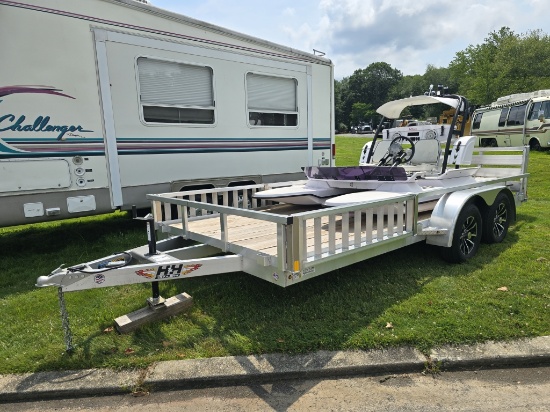2026 H&H 7K Aluminum ATV Trailer