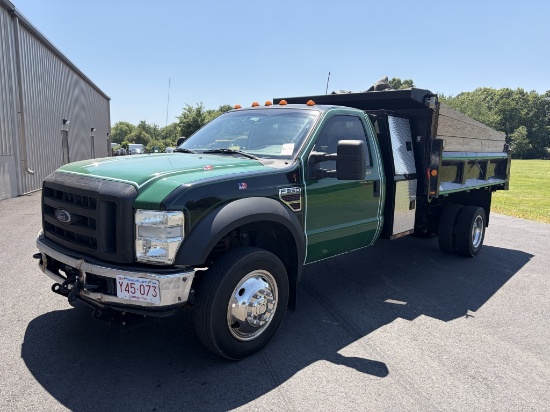 2008 Ford F550 Dump Truck With Plow