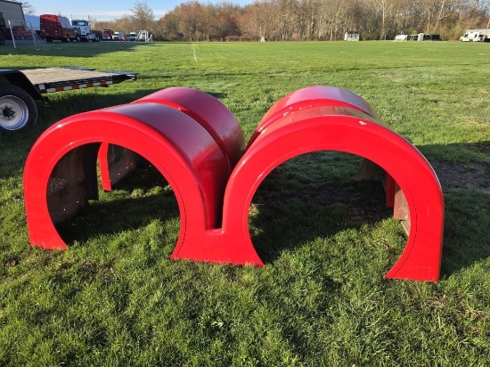 Set Of Full Fiberglass Tractor Fenders