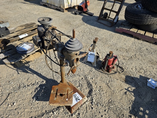Electric Drill Press/ Jack Stand/ Bottle Jack