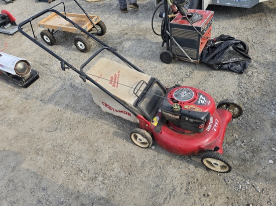 Craftsman 21in Pusher Mower W/ Bagger