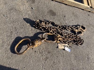 8ft x 1/2in 2 Leg Chain Sling
