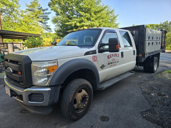 2014 Ford F550 XL Crew Cab Rack Body Truck