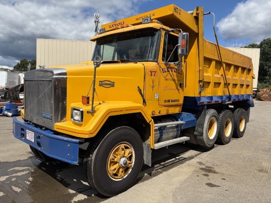 1989 Autocar Acl Tri-axle Dump Truck