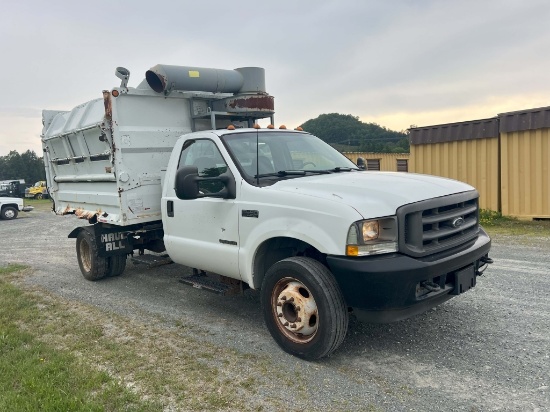 2003 Ford F450 Leaf Compactor Truck
