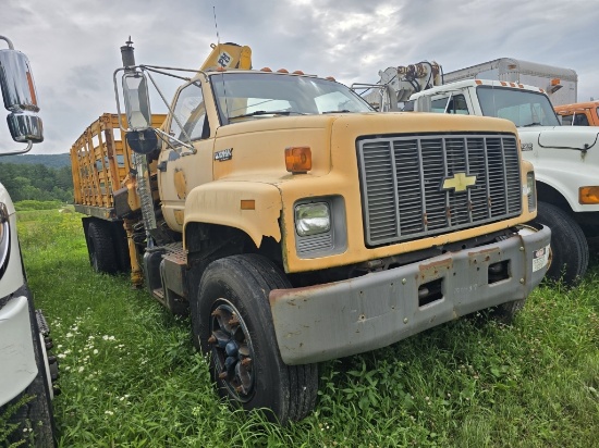 1995 Chevy Kodiak Rack Body W/ Crane