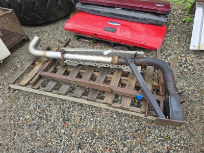 Truck Exhaust Stack And Steel Frame