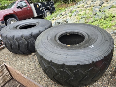 2Pcs 29.5r25 Loader Tires