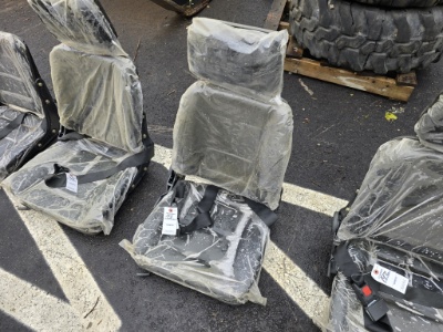 New Equipment Seat With Head Rest