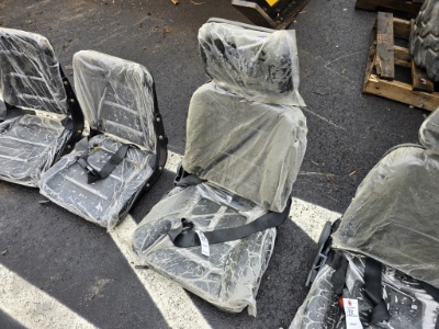 New Equipment Seat With Head Rest