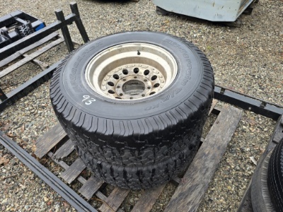 2Pcs Aluminum Wheels