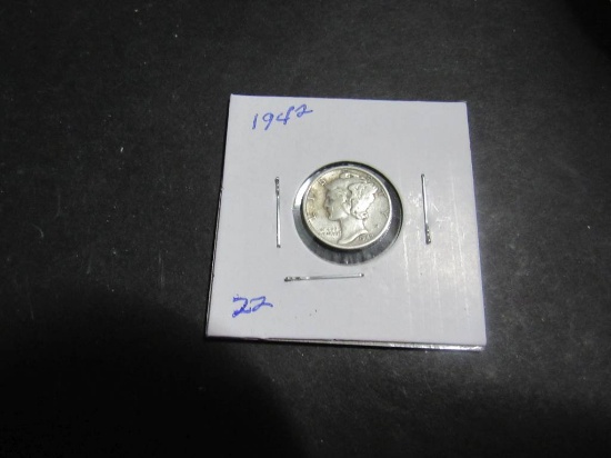 1942 MERCURY DIME