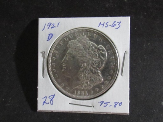 1921 D MORGAN DOLLAR