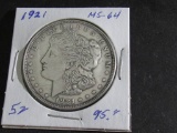 1921 MORGAN DOLLAR