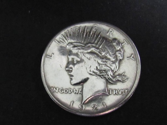 1921 PEACE DOLLAR CHOICE GEM BU+++++ (Est. $950)