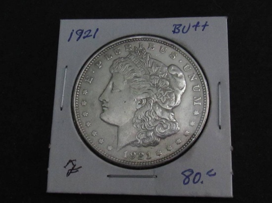 1921 MORGAN DOLLAR GEM BU++ (Est: $80)