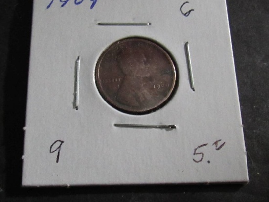 1909 WHEAT CENT