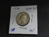1976 WASHINGTON QUARTER GEM BU (Est: $70)