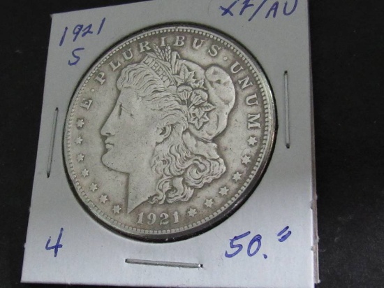 1921 S MORGAN DOLLAR XF/AU (Est: $50)