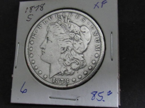 1878 S MORGAN DOLLAR XF (Est: $85)