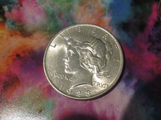 1923 PEACE DOLLAR MS-66 Est: 375.00