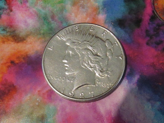 1927 S PEACE DOLLAR (VERY RARE)